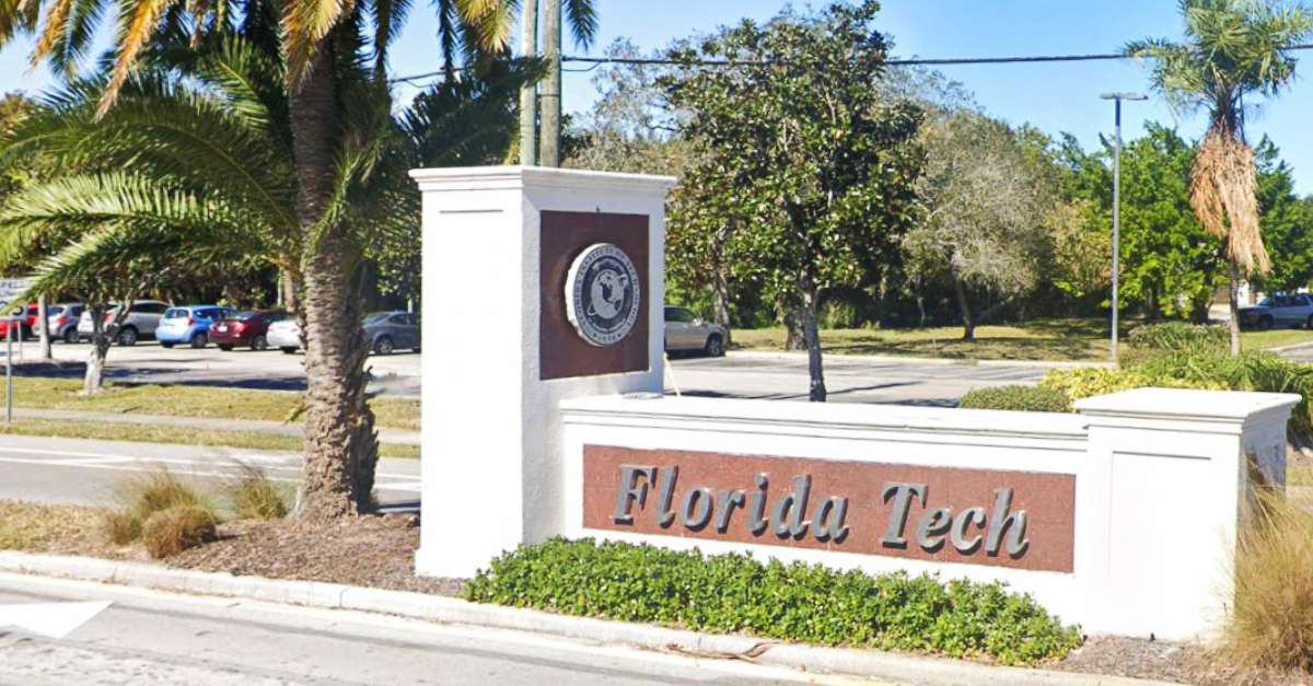 PHOTO: In this screen grab taken from Google Maps Street View, the entrance sign to the Florida Institute of Technology is shown in Melbourne, Fla.