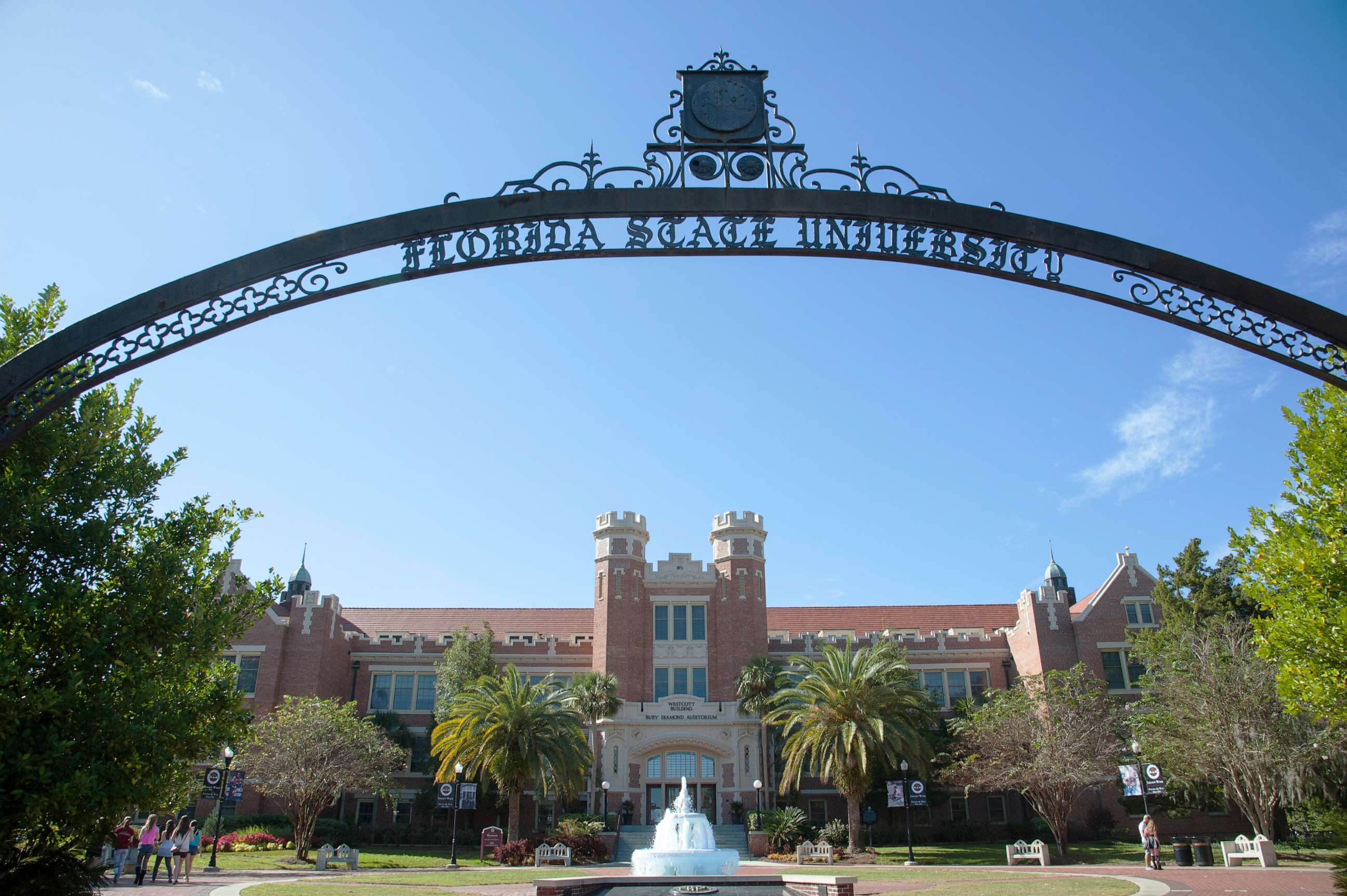 PHOTO: Florida State University campus entrance in Tallahassee, Fl.
