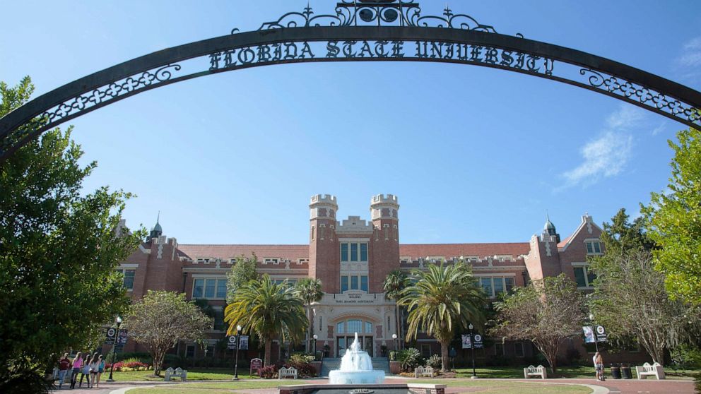 PHOTO: Florida State University campus entrance in Tallahassee, Fl.