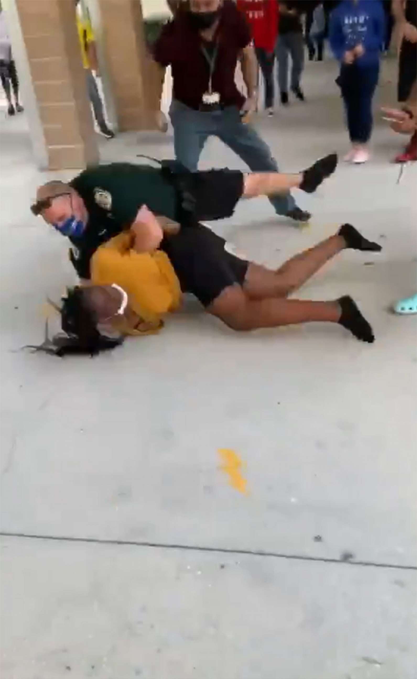 PHOTO:  Police are reviewing a Jan. 26, 2021 video that shows a school resource officer slamming a student to the ground in Osceola County, Fla.