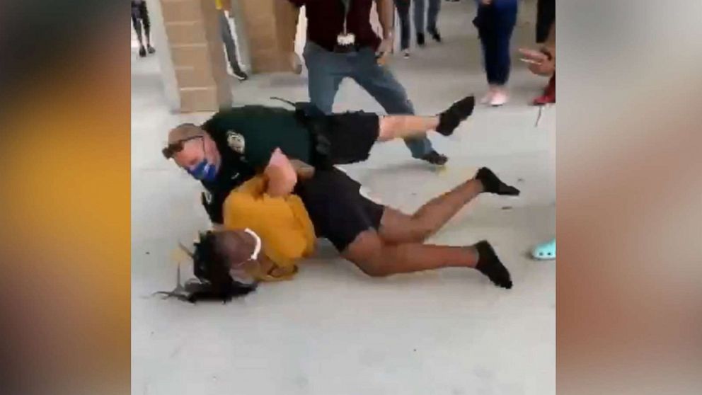 PHOTO:  Police are reviewing a Jan. 26, 2021 video that shows a school resource officer slamming a student to the ground in Osceola County, Fla.