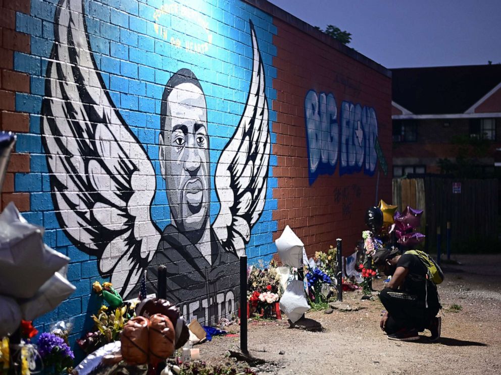 Street artists memorialize Black lives lost to racism and ...