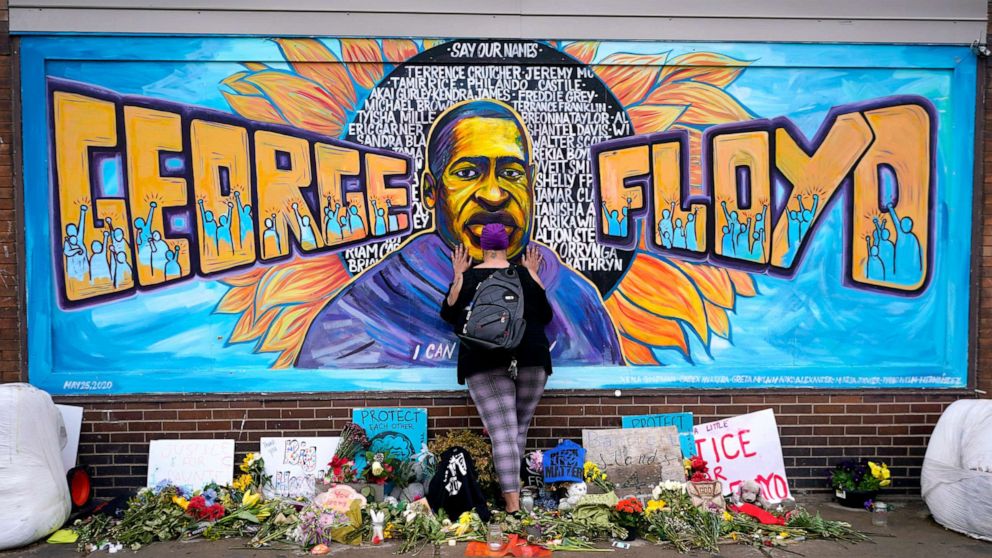 George Floyd mural vandalized: Report