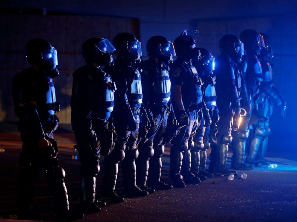 PHOTO: Protesters take to the streets of Richmond, for a second consecutive night to protest the death of George Floyd and police abuse, May 30, 2020.