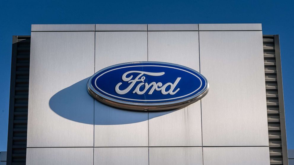 PHOTO: The Sterling McCall Ford dealership building is seen, Oct. 28, 2021, in Houston, Texas.