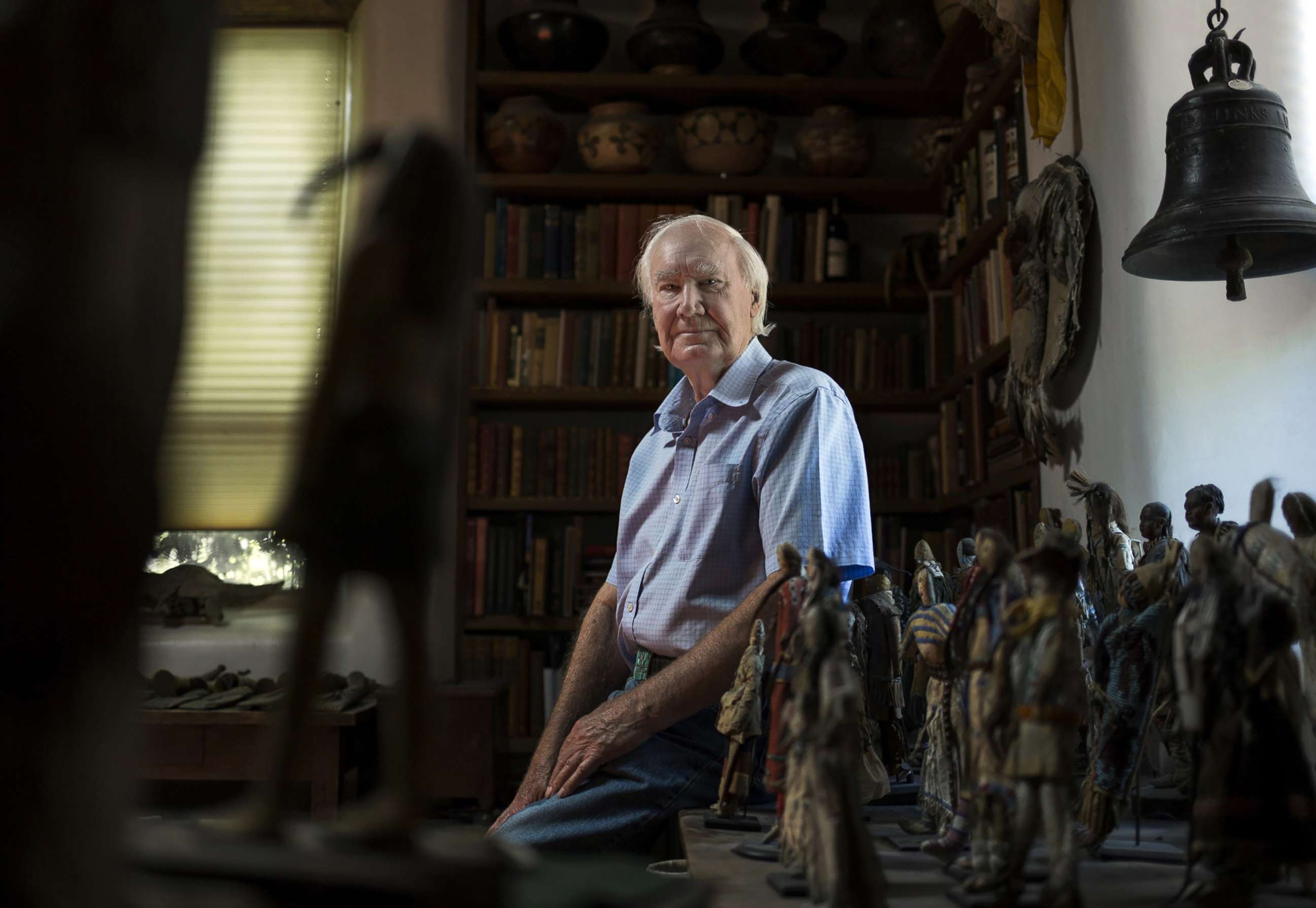 PHOTO: Forrest Fenn, an art collector, poses for a portrait at his home in Santa Fe, N.M., on June 17, 2016.