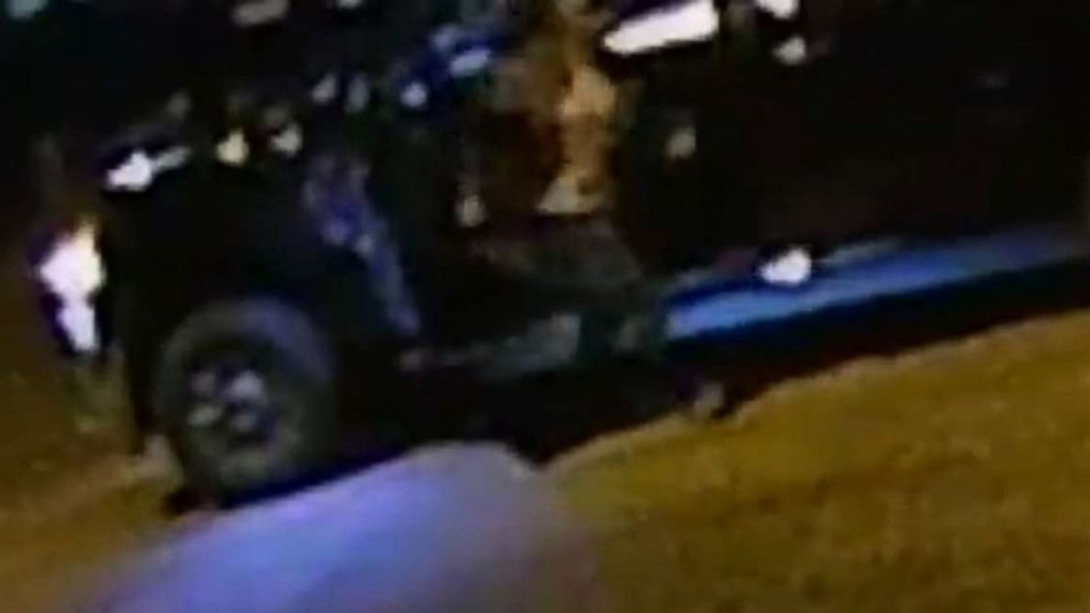 PHOTO: An image made from video released by the Fort Bend County Sheriff's Office shows what they say is an individual involved in an arson attack on the home of a sergeant with the Fort Bend County Sheriff's Office Criminal Investigation Unit.