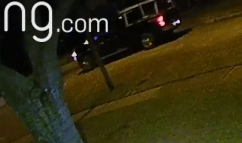 PHOTO: An image made from video released by the Fort Bend County Sheriff's Office shows what they say is a vehicle involved in an arson attack on the home of a sergeant with the Fort Bend County Sheriff's Office Criminal Investigation Unit.