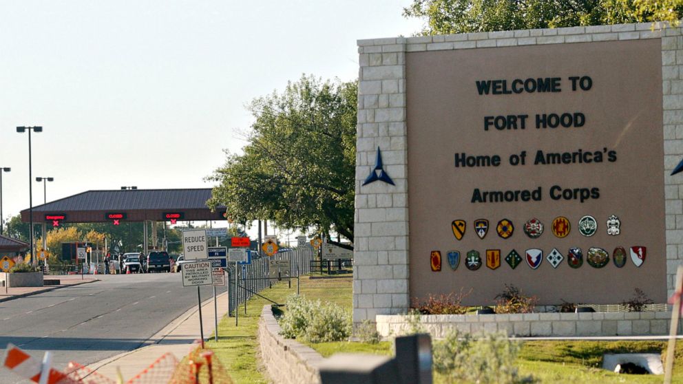 PHOTO: Fort Hood Army Base in Fort Hood, Texas, near Killeen, Texas.