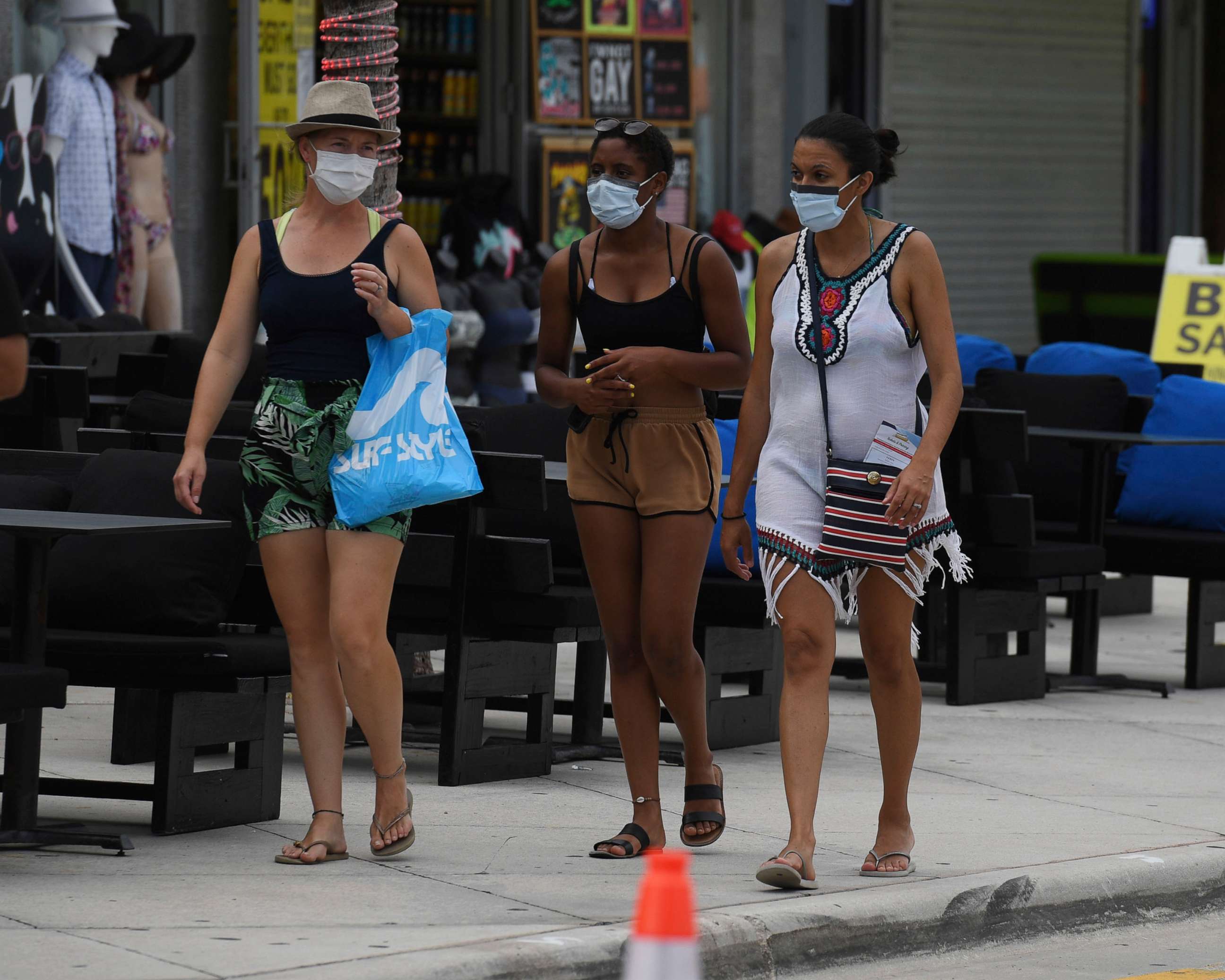 PHOTO: People are shown on July 5, 2020, in Fort Lauderdale, Fla. 