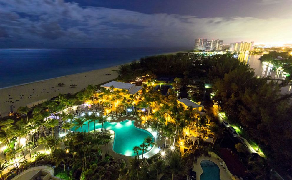 PHOTO: Night view of Fort Lauderdale beach.