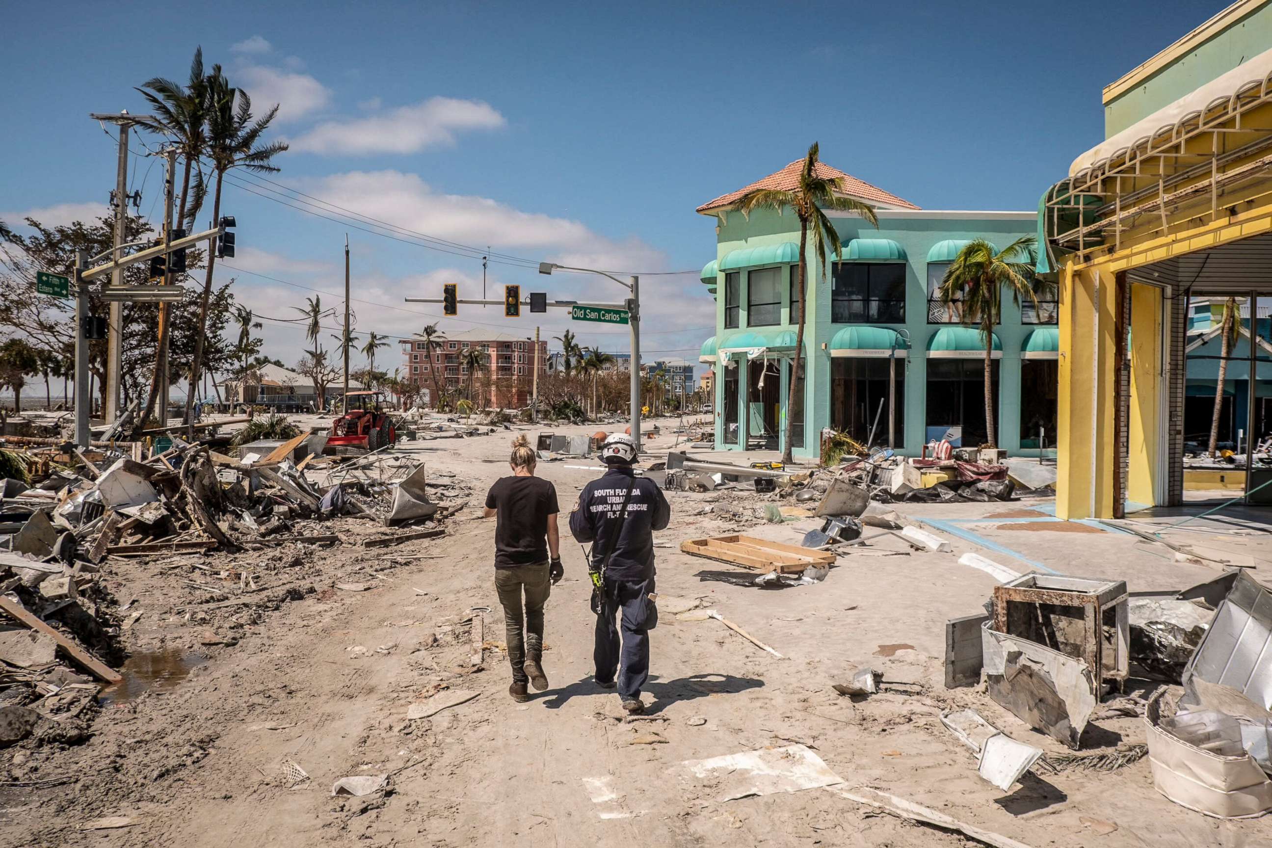 PHOTO: Destruction from Hurricane Ian is shown in Fort Myers Beach, Fla., on Sept. 29, 2022.