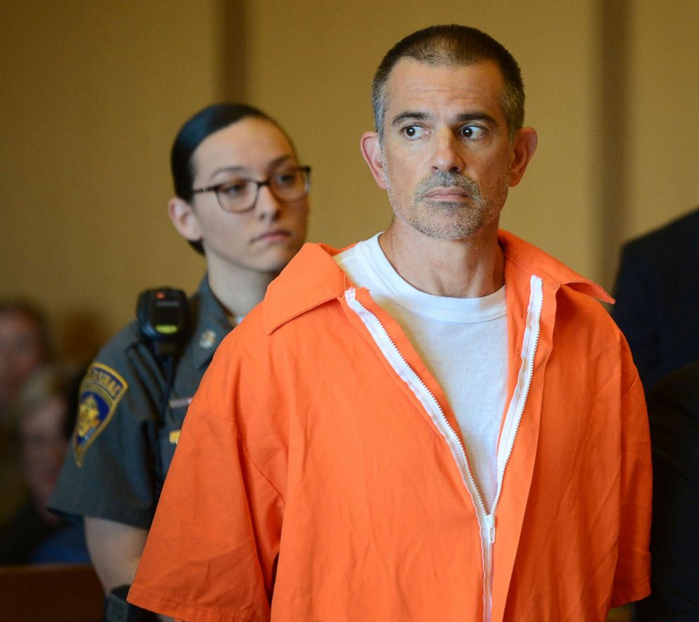 PHOTO: Fotis Dulos stands during a hearing at Stamford Superior Court, June 11, 2019 in Stamford, Conn.