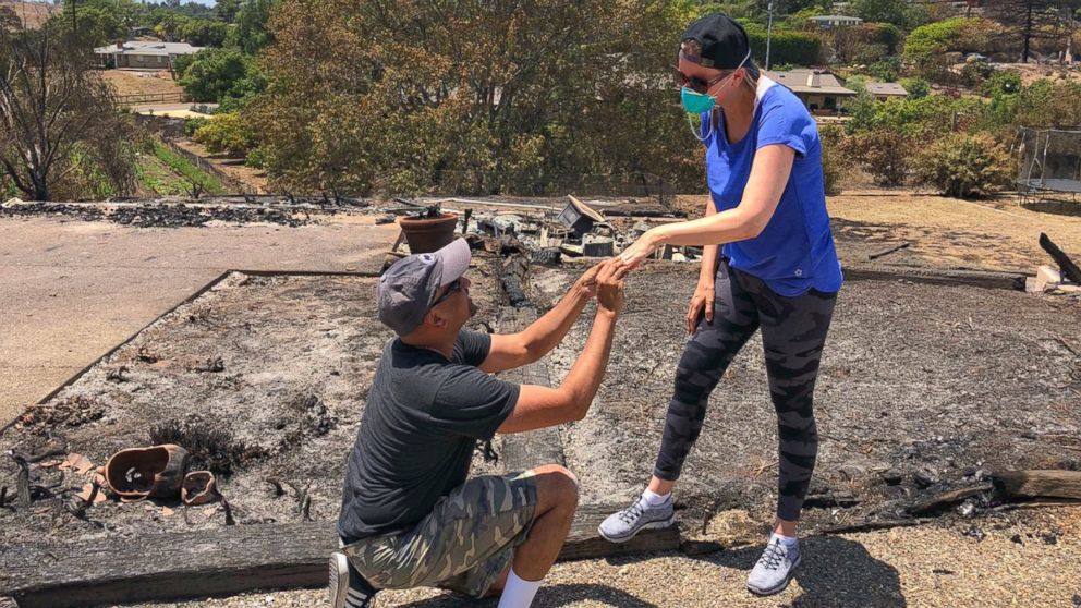 Man proposes to wife again after finding wedding ring in their home's