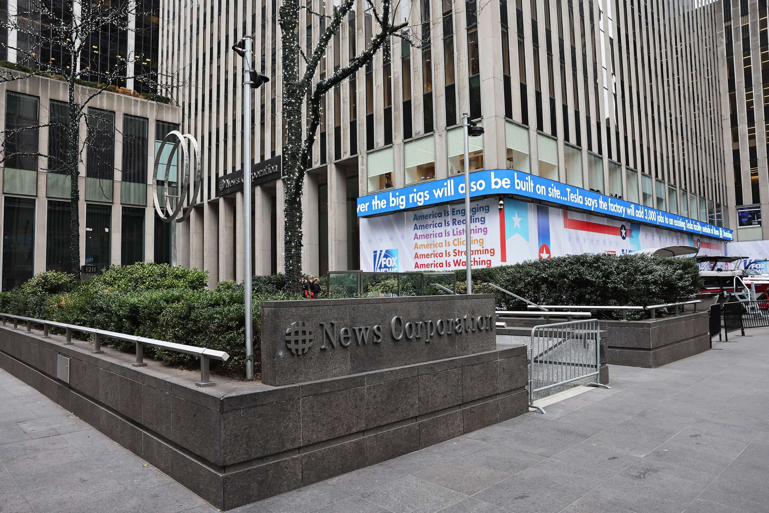 PHOTO: The News Corp. building is seen on Jan. 25, 2023, in New York City.