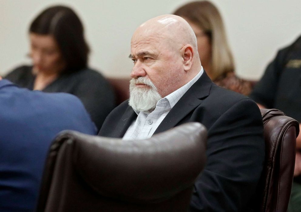 PHOTO: Frank Gebhardt listens to testimony, June 21, 2018, in Griffin, Ga.