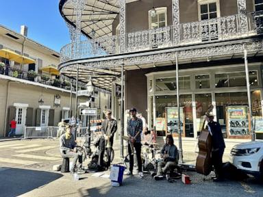 Music brings New Orleans' French Quarter back to life