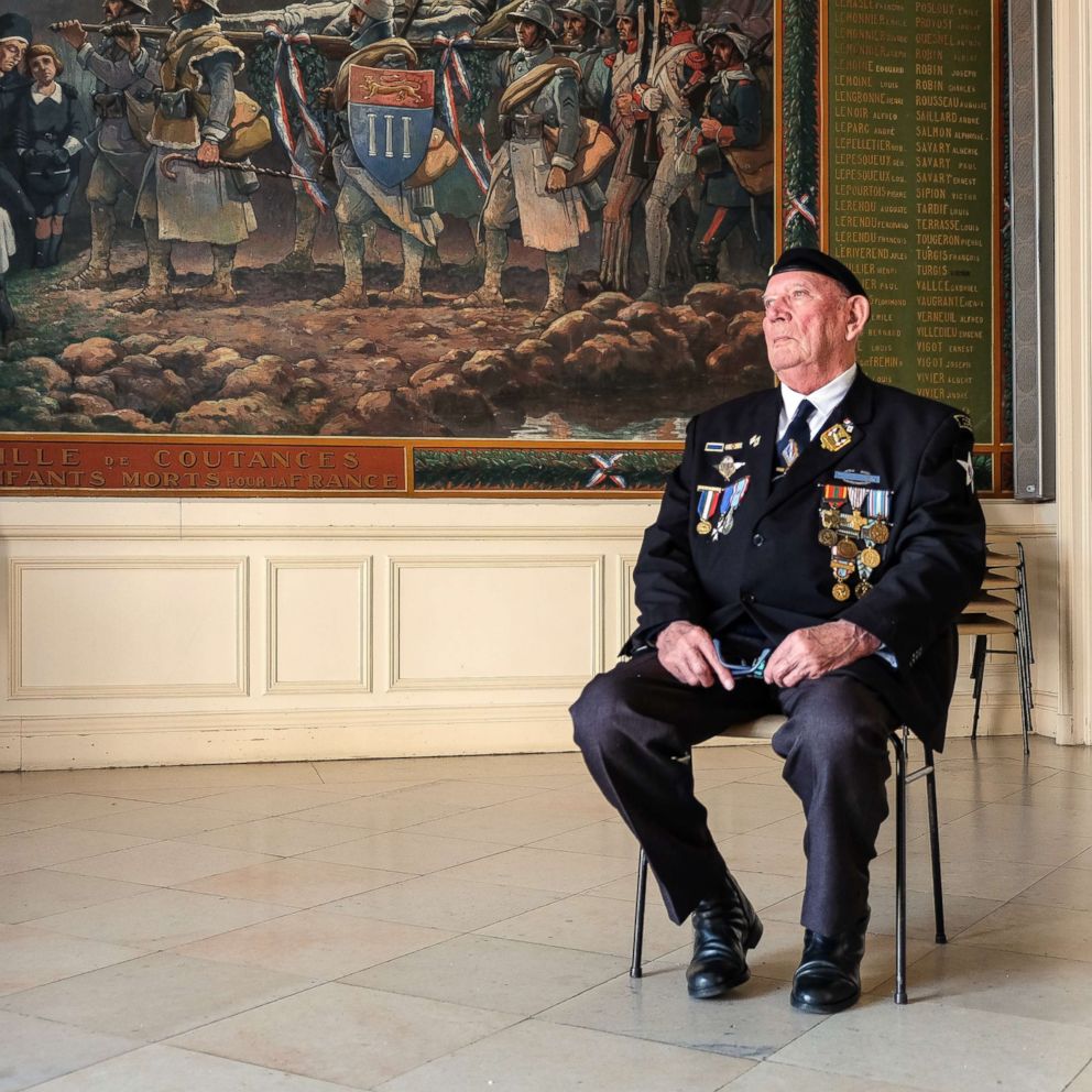 PHOTO: Robert Pickernard who fought in the French army during the Korean war is pictured in Paris, April 28, 2018.