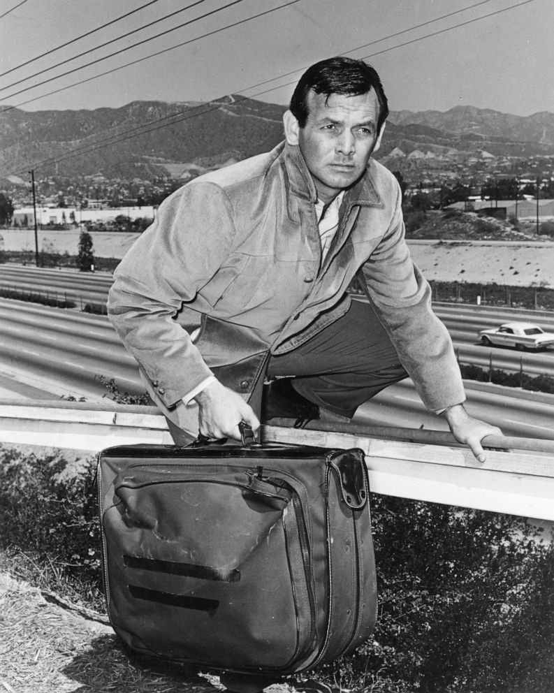 PHOTO: David Janssen stars in an episode from the third season of, "The Fugitive," television series in 1965.