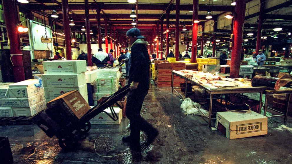 Teenager’s body found wrapped in plastic in New York fish market warehouse