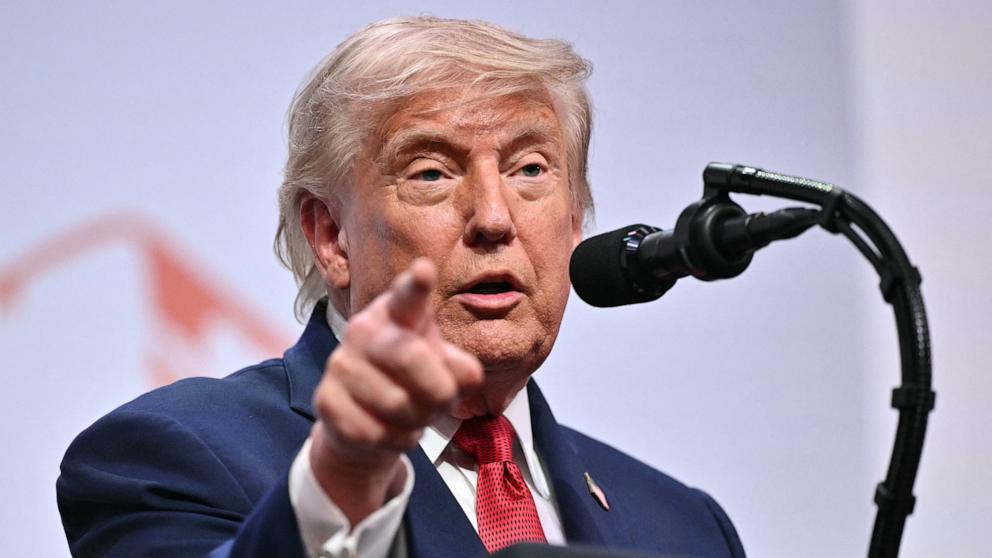 PHOTO: President Donald Trump addresses the media during a closing press conference at the G7 summit, in Evian, France, June 17, 2026.