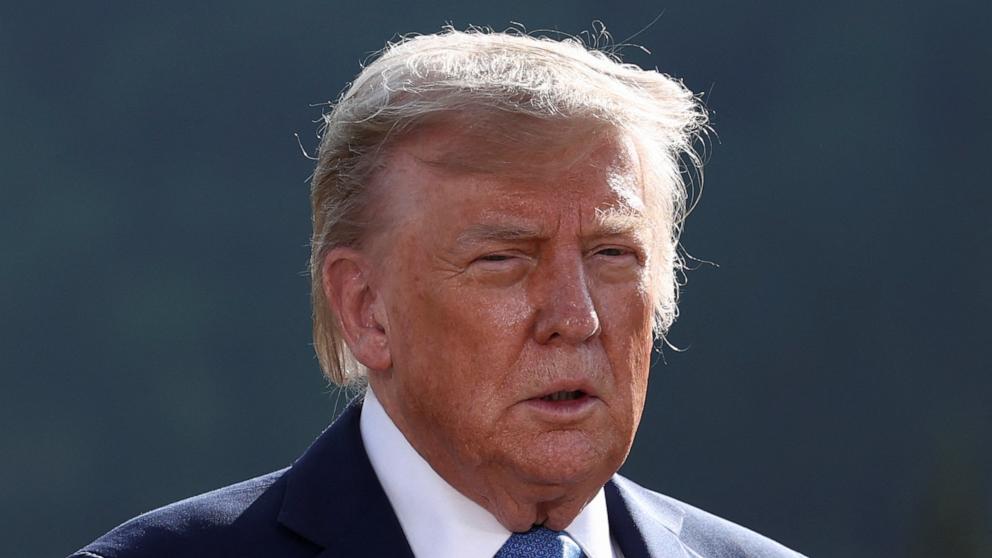 PHOTO: President Donald Trump attends a family photo at the G7 Summit in Kananaskis, Alberta, Canada, June 16, 2025. 
