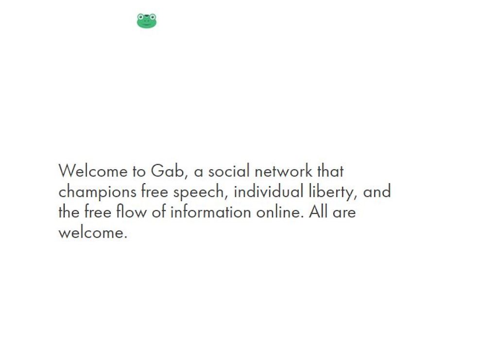 PHOTO: A screenshot from Gab is seen here.