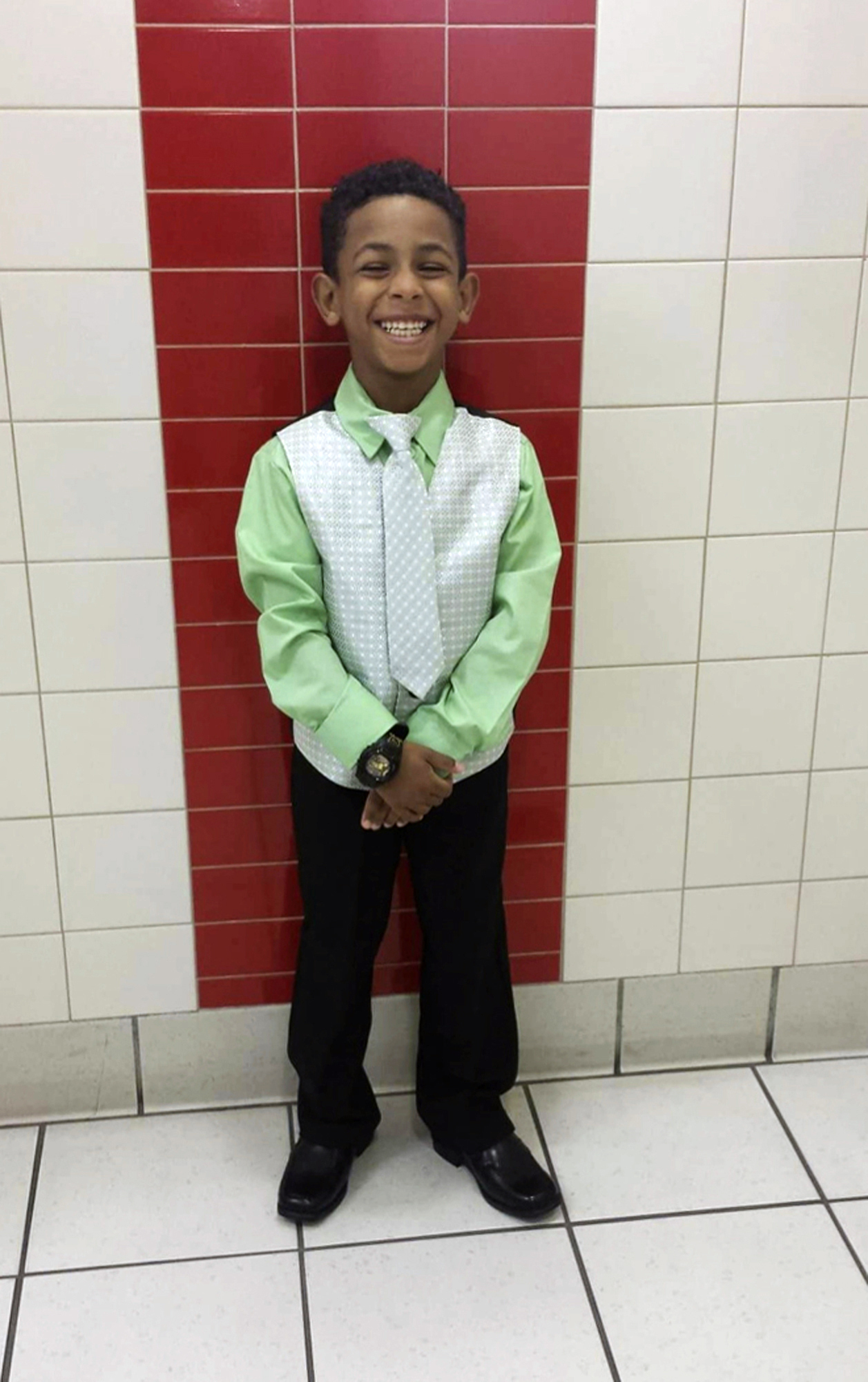 PHOTO: Gabriel Taye is pictured as a second grader in an image provided by his mother. The parents of the 8-year-old boy, who killed himself after being bullied repeatedly at an Ohio school, have reached a tentative $3 million settlement with his school.