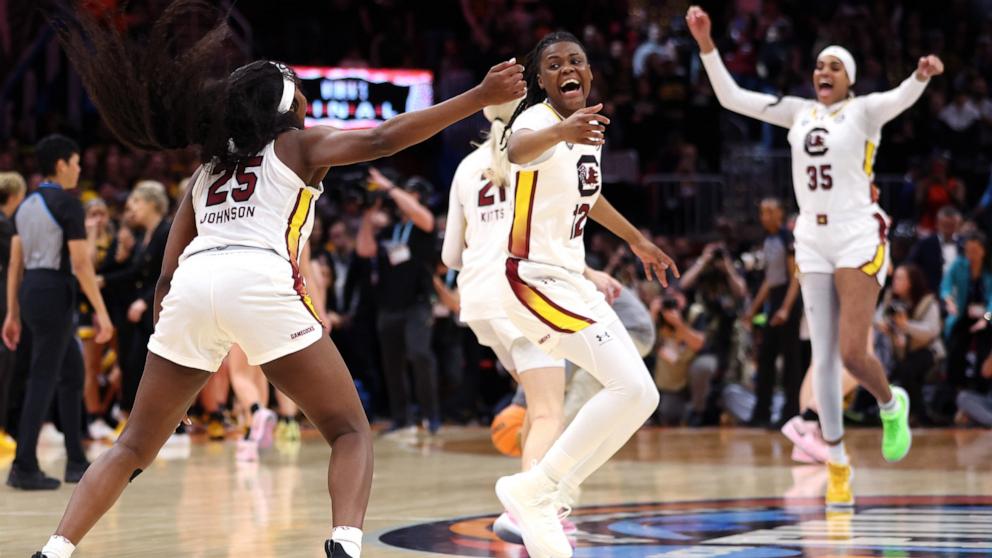 VIDEO: Dawn Staley talks South Carolina’s perfect season and March Madness win