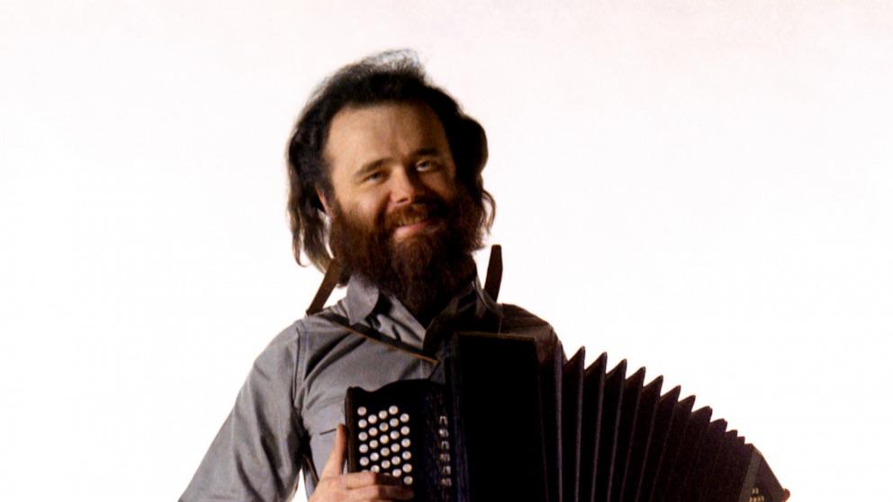 PHOTO: Garth Hudson of the roots rock group The Band poses for a portrait in 1969 in Saugerties, New York. 