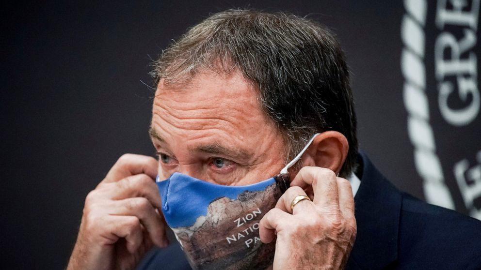 Republican Governor Gary Herbert also declared a state of emergency as coronavirus hospitalizations surge in his state.