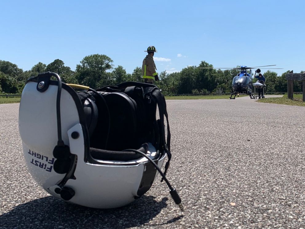 PHOTO: A woman was attacked by an alligator in Brevard County, Fla., on Saturday, May 25, 2019. She was seriously injured and flown to an area hospital.