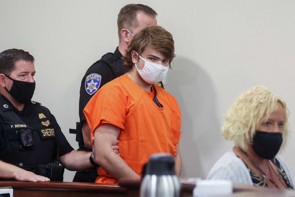 PHOTO: Buffalo shooting suspect, Payton S. Gendron, appears in court accused of killing 10 people at a supermarket in Buffalo, New York, May 19, 2022.
