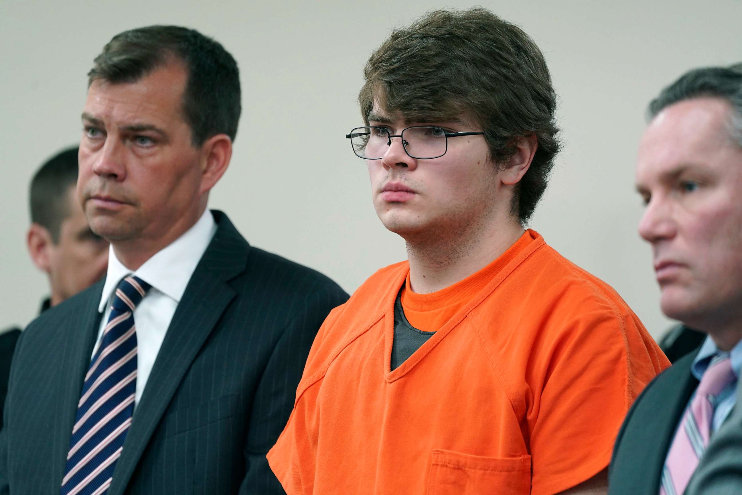 PHOTO: Payton Gendron listens as he is sentenced to life in prison without parole by Erie County Court Judge Susan Eagan, Feb. 15, 2023 in Buffalo, N.Y.