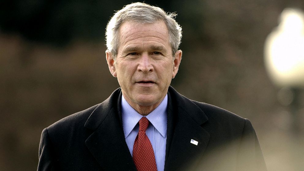 President George W. Bush walks towards microphones to speak to the press, Dec. 22, 2005 at the White House.Mandel Ngan/AFP via Getty Images, FILE