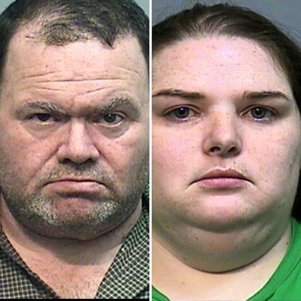 PHOTO: Elwyn Crocker and Candice Crocker are pictured in undated booking photos released by the Effingham County Sheriff's Office in Georgia.
