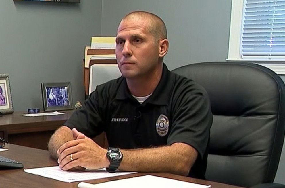 PHOTO: Chatsworth Police Chief Josh Etheridge who defended the use of the Taser. 