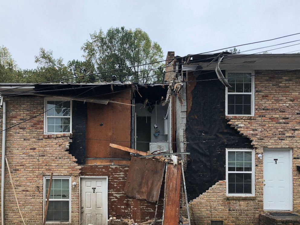 PHOTO: The DeKalb County Fire Rescue Department released this photo after a plane crashed into a residential building in Dekalb County, Ga., Oct. 30, 2019.