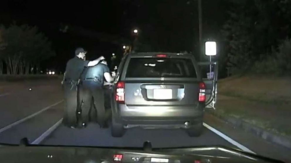 A 65-year-old Georgia woman was dragged from her vehicle at a traffic stop.