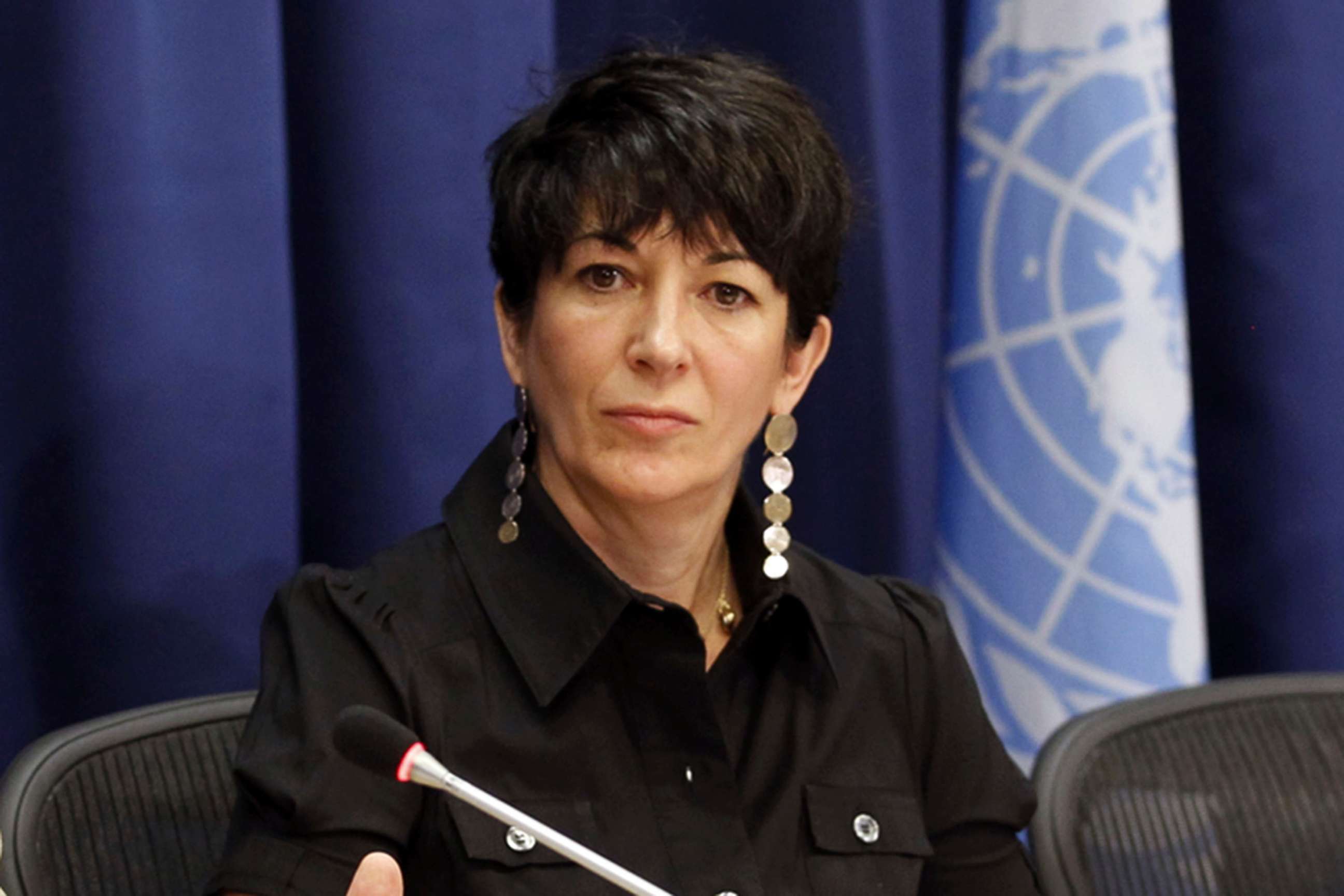 PHOTO: In this June 25, 2013, file photo, Ghislaine Maxwell attends a press conference on the Issue of Oceans in Sustainable Development Goals, at United Nations headquarters in New York.