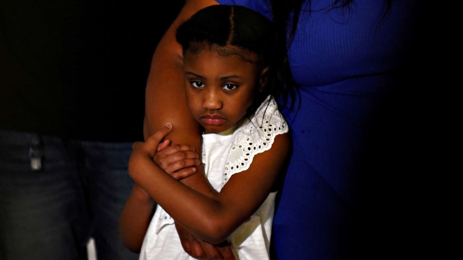 PHOTO: George Floyd's daughter, Gianna Floyd, 6, is seen during a press conference at Minneapolis City Hall following the death in Minneapolis police custody of George Floyd in Minneapolis, Minn., June 2, 2020.