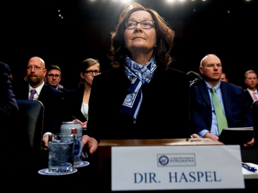 PHOTO: Gina Haspel, director of the Central Intelligence Agency testifies on Worldwide Threats during a Senate Select Committee on Intelligence hearing on Capitol Hill in Washington, D.C., Jan. 29, 2019.