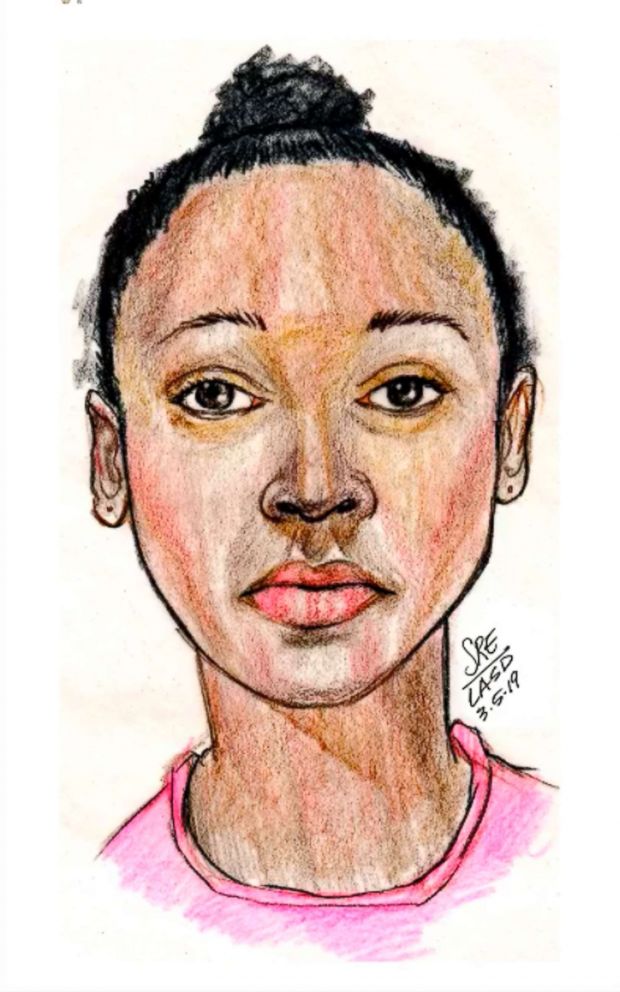 PHOTO: This sketch provided by the Los Angeles County Sheriff's Department shows the clothing found on a girl whose body was found along a Southern California hiking trail, as they seek the public's help in identifying her.