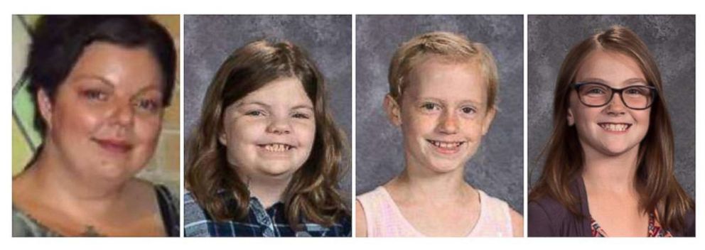 PHOTO: From left, Sara Jo Schneider and her daughter Haylee Hickle, along with fellow Girl Scouts Jayna Kelley and Autumn Helgeson were killed in a hit-and-run in Wisconsin, Nov. 3, 2018, while picking up trash along a highway.