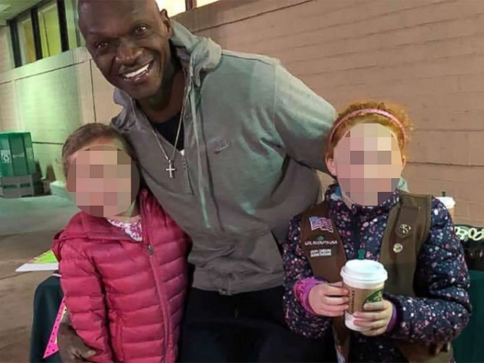 PHOTO: Detric Lee McGowan was hailed as a good guy by a group of South Carolina Girl Scouts when he bought out their cookie stand so they didn't have to stand out in the cold.