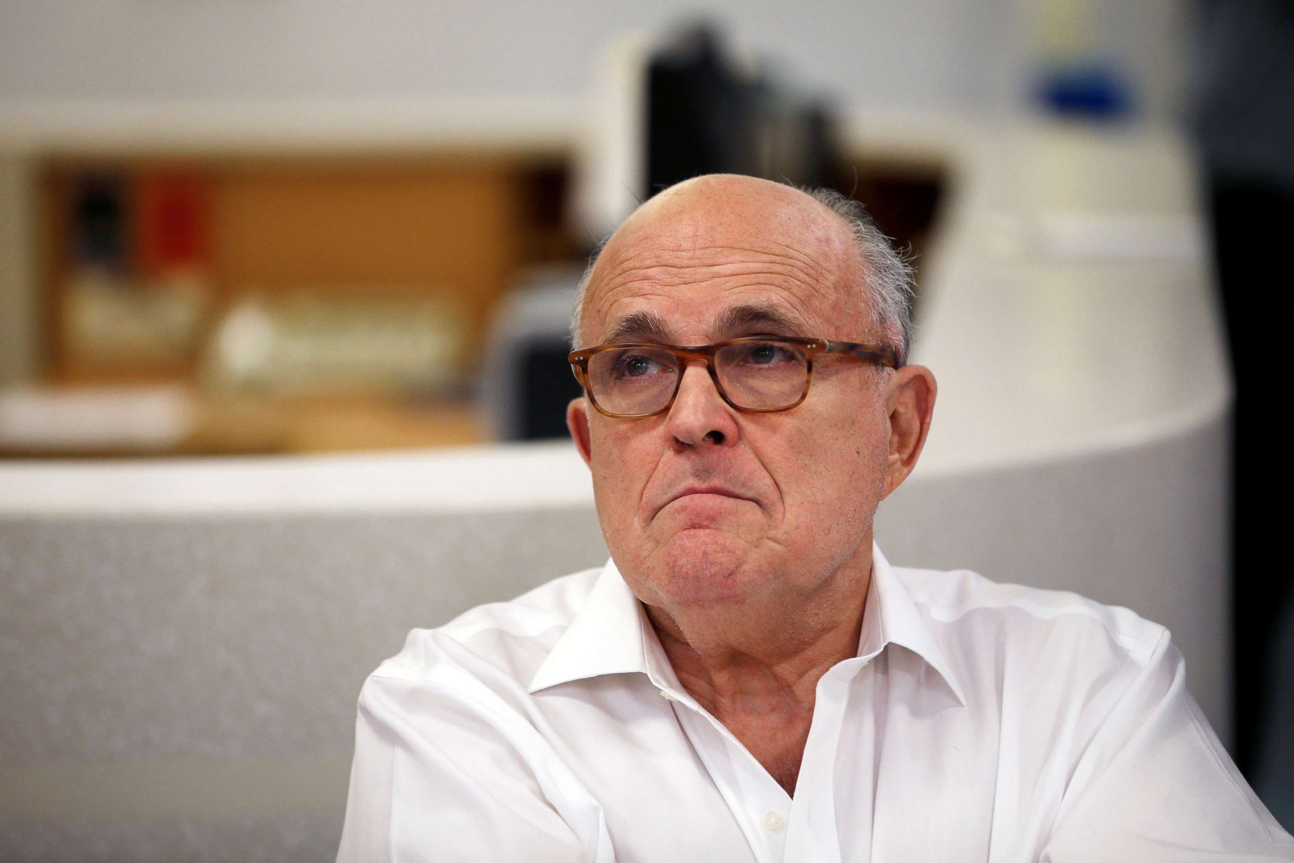 PHOTO: Rudy Giuliani visits the Hadassah Medical Center in Jerusalem, June 7, 2018.