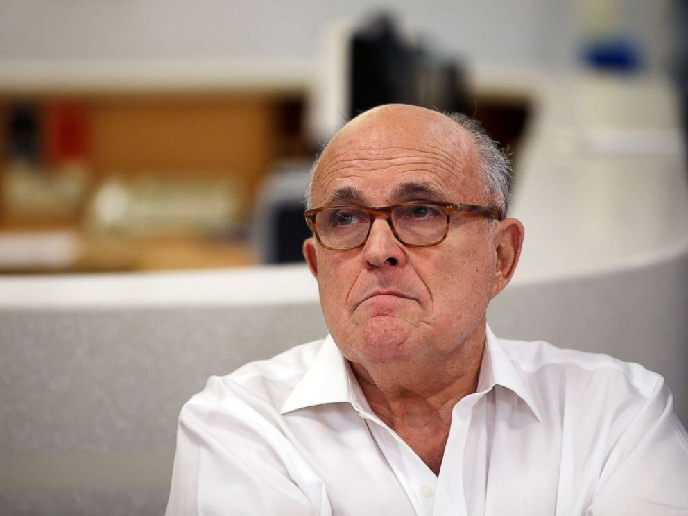 PHOTO: Rudy Giuliani visits the Hadassah Medical Center in Jerusalem, June 7, 2018.