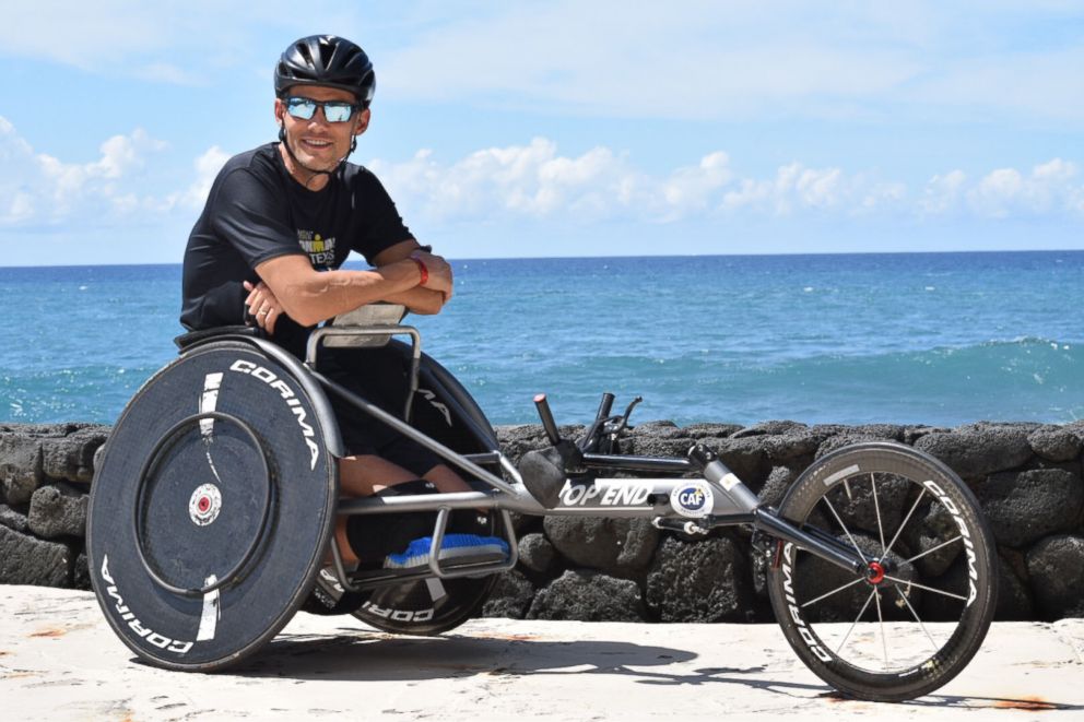 PHOTO: Glenn Hartrick at the Ironman World Championships in Kailua-Kona, Hawaii,  October 2018.