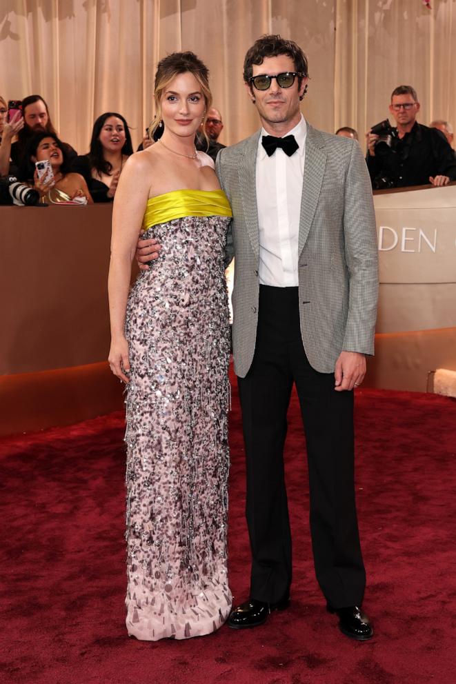 PHOTO: Leighton Meester and Adam Brody arrive at the 83rd Annual Golden Globes in Beverly Hills, Calif., January 11, 2026.