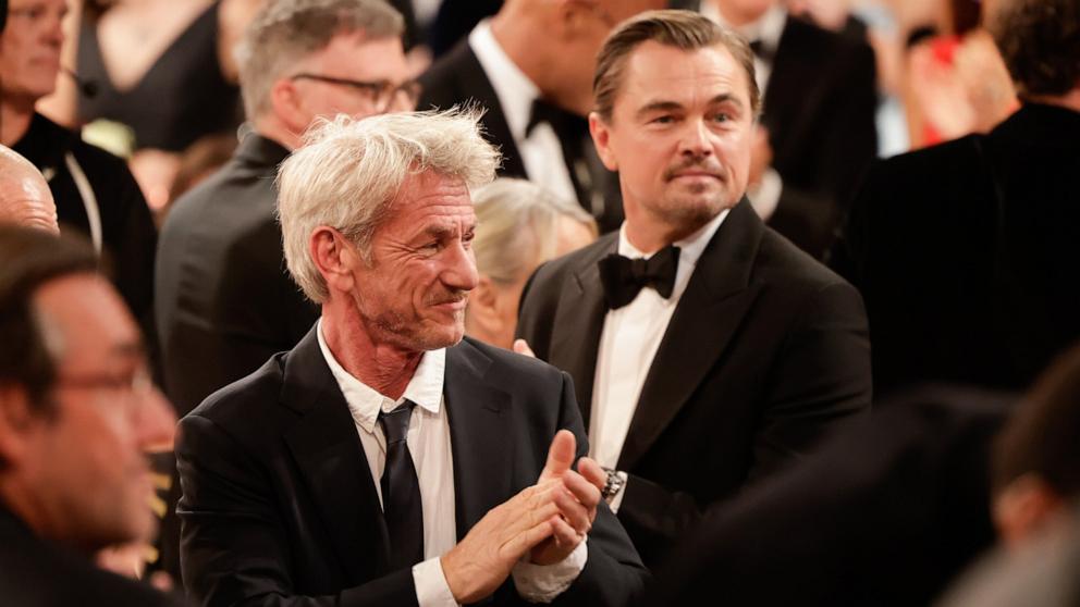 PHOTO: Sean Penn and Leonardo DiCaprio attend the 83rd Annual Golden Globes in Beverly Hills, Calif., January 11, 2026.